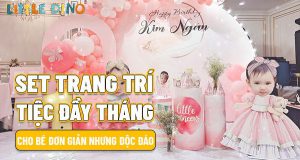 Nếu bạn đang tìm kiếm mẫu set trang trí tiệc đầy tháng cho bé đơn giản thì hãy cùng Little Dino điểm qua bài viết ngay sau đây...