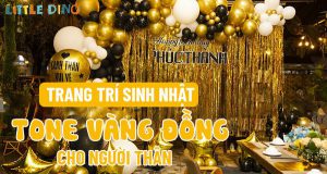 Trong các bữa tiệc sinh nhật, màu vàng đồng luôn là sự lựa chọn hàng đầu cho màu chủ đạo. Trang trí sinh nhật tone vàng đồng sẽ rất sang trọng, ấn tượng và...