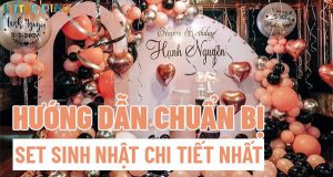 Sinh nhật là một ngày quan trọng và ý nghĩa. Do đó bạn luôn muốn tìm kiếm các set sinh nhật đẹp mắt để trang trí cho buổi tiệc thêm lung linh và huyền ảo....