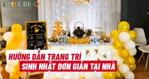 Bạn đang có ý định trang trí một bữa tiệc sinh nhật tại nhà nhưng chưa có ý tưởng và không biết bắt đầu từ đâu. Vậy thì bài viết hôm nay Little Dino sẽ hướng...