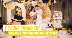 Nếu bạn đang băn khoăn tìm ý tưởng trang trí sinh nhật màu vàng thì hãy cùng Little Dino tham khảo chi tiết bài viết ngay sau đây nhé...