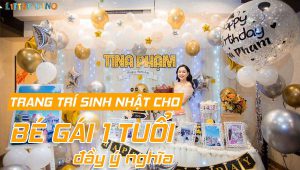 Nếu bạn đang băn khoăn tìm cách trang trí sinh nhật cho bé gái 1 tuổi thì hãy cùng Little Dino tham khảo chi tiết bài viết...