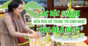 Nếu bạn đang băn khoăn mua đồ trang trí sinh nhật cho bé ở đâu thì hãy cùng Little Dino tham khảo chi tiết bài viết...